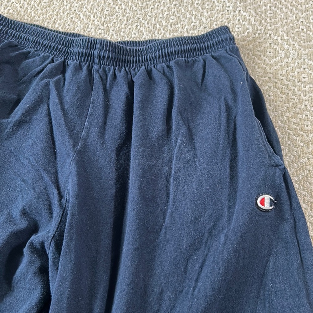 Navy blue sweatpants champion